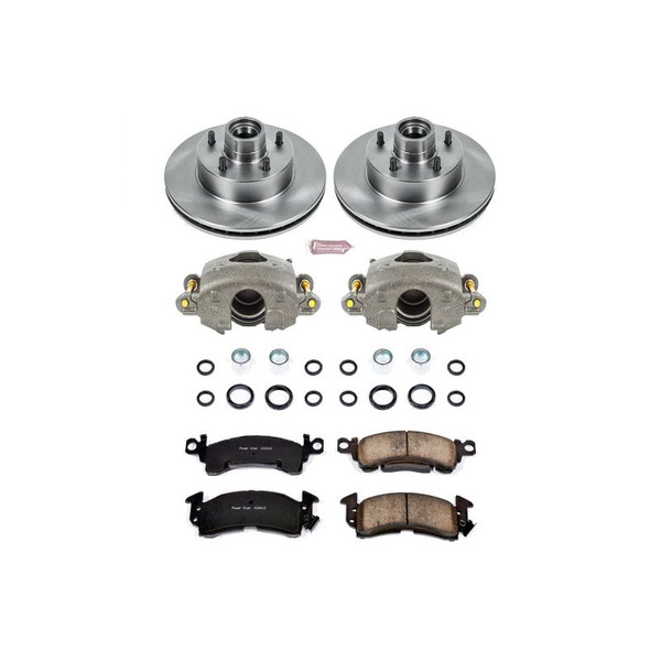 Power Stop 91-92 Oldsmobile Custom Cruiser Front Autospecialty Kit w/Cals - KCOE2936 Photo - Primary