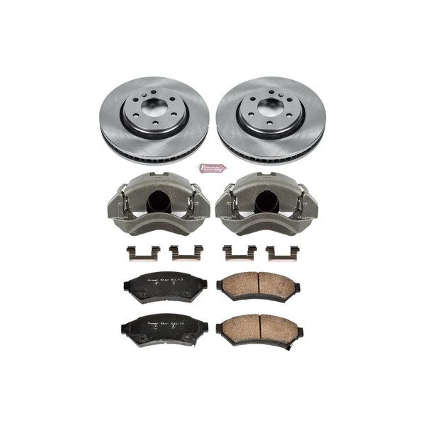 Power Stop 06-07 Saturn Relay Front Autospecialty Kit w/Cals - KCOE4602 Photo - Primary