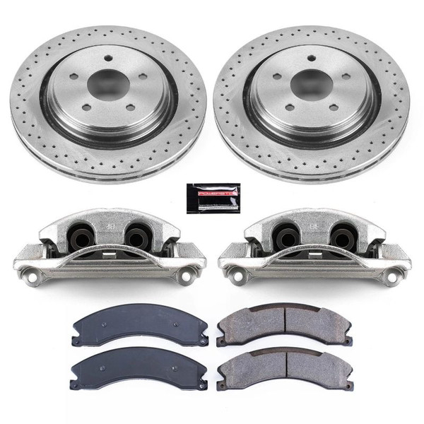 Power Stop 15-19 GMC Sierra 2500 HD Rear Autospecialty Kit w/Cals - KCOE6993 Photo - Primary