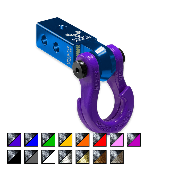 Moose Knuckle Offroad Jowl 3/4 Split Shackle and Mohawk 2.0 Receiver Combo FN000031-001