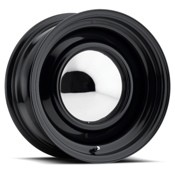 Raceline Black 15X6 5X5/5.5 (3.7In BS) Smoothie Wheel w/Cap - 61B-56093 Photo - Primary