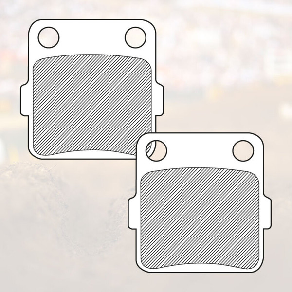 Renthal 93+ Yamaha YZ65-85 Front/ Rear Works Brake Pads - BP-110 Photo - Primary