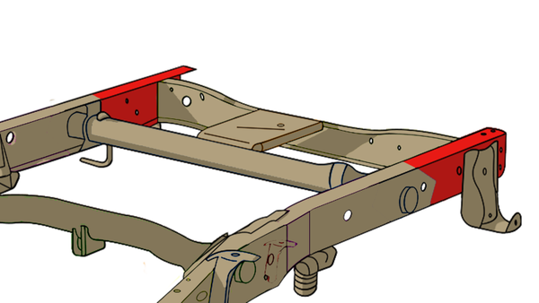 Rustbuster Rear Frame Section - RB7349L Photo - Primary