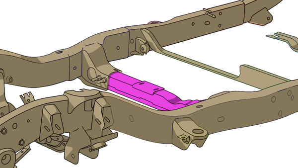 Rustbuster Transmission Crossmember - RB7424 Photo - Primary