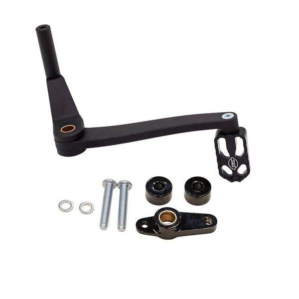 S&S Cycle 2018+ M8 Softail Mid Controls Billet Brake Lever Kit - Black - 560-0370 Photo - Primary