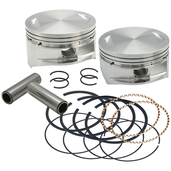 S&S Cycle 84-99 BT 4in Bore Forged Pistons - Standard - 92-1400 Photo - Primary