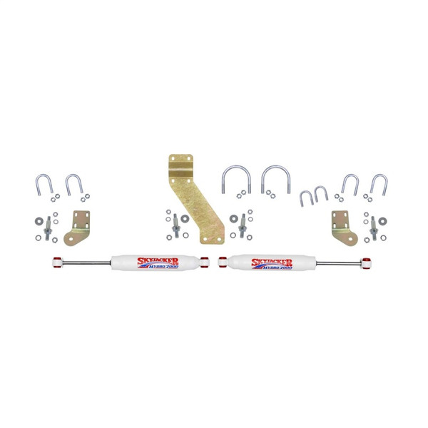 Skyjacker 66-77 Ford Bronco 4WD 7000 Dual Stabilizer Kit w/ White Cylinders - 7266 Photo - Primary