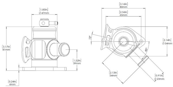 Turbosmart BOV Kompact HKS Plumb Back - TS-0203-1290 Photo - Primary