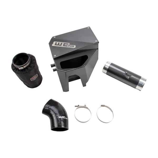 Wehrli 20-24 Ford 6.7L Powerstroke 4in. Intake Kit - Bengal Silver - WCF100282-BS Photo - Primary