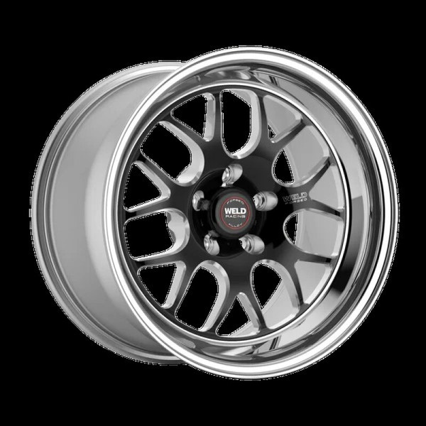 Weld S77 18x9 / 5x4.5 BP / 5.6in. BS Black Wheel (High Pad) - Non-Beadlock - 77HB8090A56A Photo - Primary