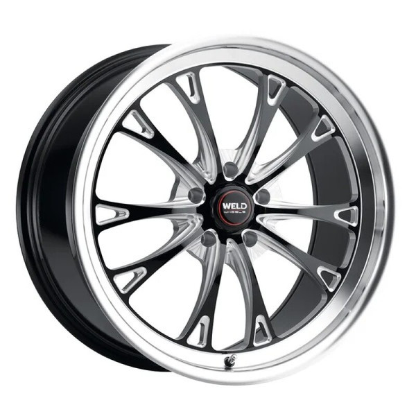 Weld Belmont 20x9 / 5x115 / ET20 BS5.75 / Gloss BLK MIL DIA 71.5 - S11309090P20 Photo - Primary