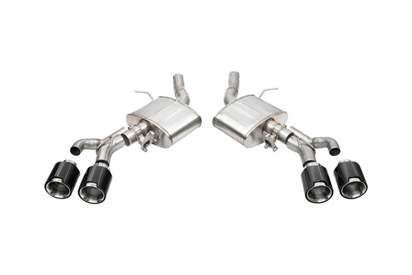 Corsa 22-25 Cadillac CT4 V Blackwing 3in Active Valve Axle-Back - 4.5in Carbon Fiber Polished Tip - 21319CF Photo - Primary