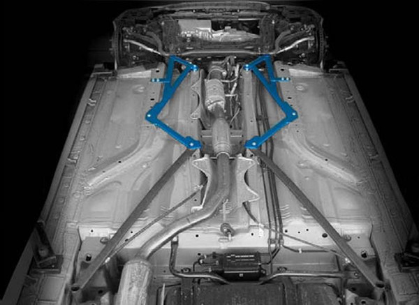 Cusco Power Brace Lower Front Side FD2 Civic Si - 329 492 FS Photo - Primary