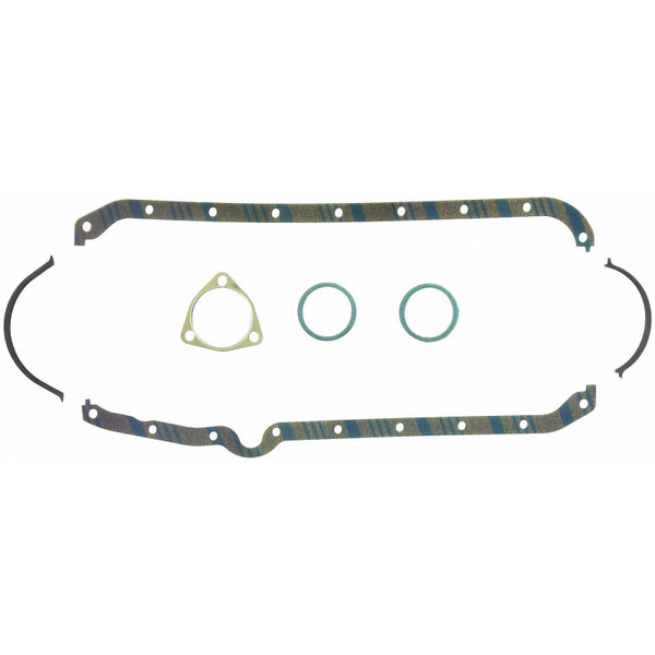 Fel-Pro Chevrolet Camaro OS 5197 C-4 Engine Oil Pan Gasket Set Blue Stripe cork-rubber - OS5197C4 Photo - Primary