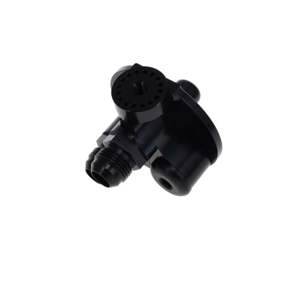 Peterson Fluid Systems Remote Filter Mount 3/4 -16AN Thread -12AN Fittings - Ford Style - 09-1393 Photo - Primary