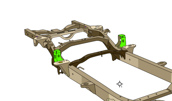 Rustbuster 09-24 RAM 1500 Forward Bed Mount - Left - RB7736L Photo - Primary