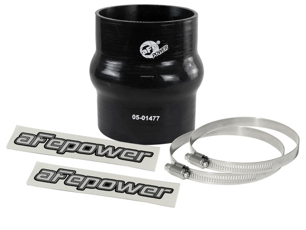 afe Magnum FORCE Intake Coupling Kit (3-1/8 IN ID x 4 IN L) Straight Coupler w/ Hump - Black - 59-00098 Photo - Primary