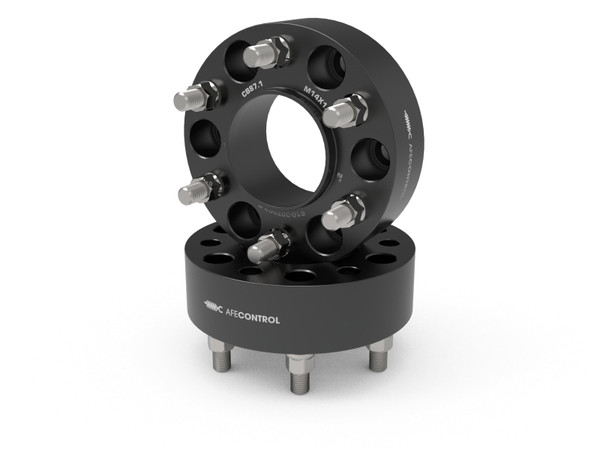 afe aFe CONTROL Wheel Spacers Ford F-150 21-25 6x135mm CB 87.1mm 2 IN Thickness - 610-30T002-B Photo - Primary