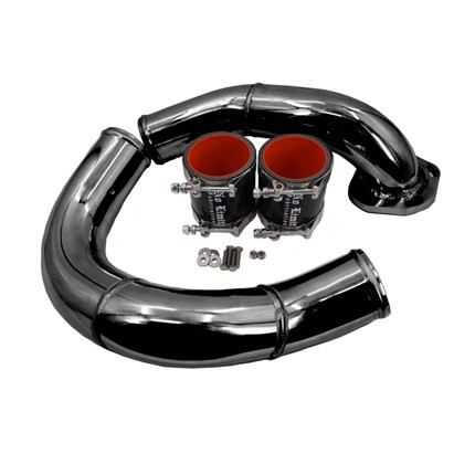 No Limit Fabrication - 6.4 PowerStroke Coldside Kit, Black - 64BCSK