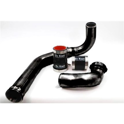 No Limit Fabrication - 6.4 PowerStroke Hot Pipe, Black - 64BHP
