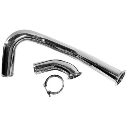 No Limit Fabrication - 6.4 PowerStroke Hot Pipe Polished - 64PHP
