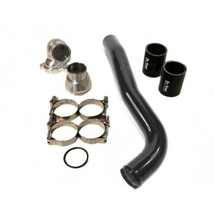 No Limit Fabrication - 6.7 PowerStroke Upper Coolant Hose Kit, Black - 67UCHKB17