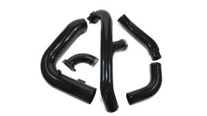 No Limit Fabrication - 6.7 PowerStroke Intercooler Piping Kit, Raw, Stock Turbo - 67TPKR1114ST