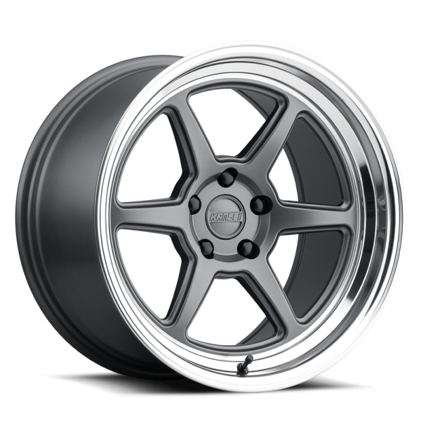 Kansei K14G Roku 18x9in / BLANK BP / 12mm Offset / 66.56mm Bore - Grey - K14G-189000+12(5P) Photo - Primary