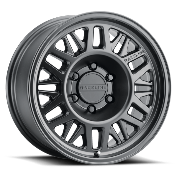 Raceline 451B Ryno TR 18x9in / 5X150 BP / 0mm Offset / 110.5mm Bore - Satin Black - 451B-89051-00 Photo - Primary