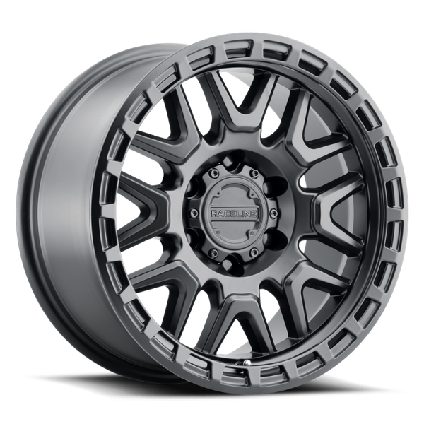 Raceline 953B Krank 18x9in / 6X135 BP / 18mm Offset / 87.1mm Bore - Satin Black - 953B-89065+18 Photo - Primary