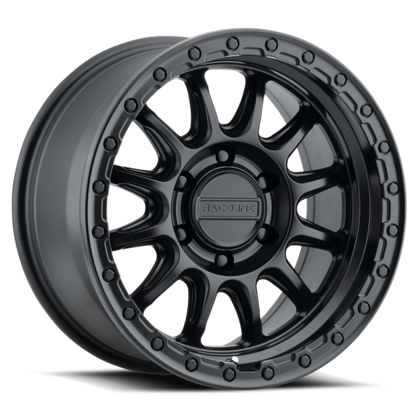 Raceline 960B Alpha 17x8.5in / 5X150 BP / 35mm Offset / 110.5mm Bore - Satin Black - 960B-78551+35 Photo - Primary