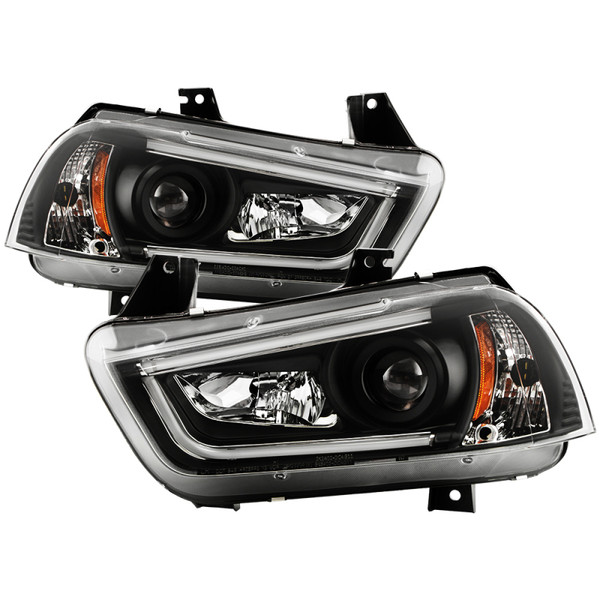 Spyder 11-14 Dodge Charger Halogen Model Only High-Power LED Headlights - (PRO-YD-DCH11PL-BK) - 5088499 Photo - Primary