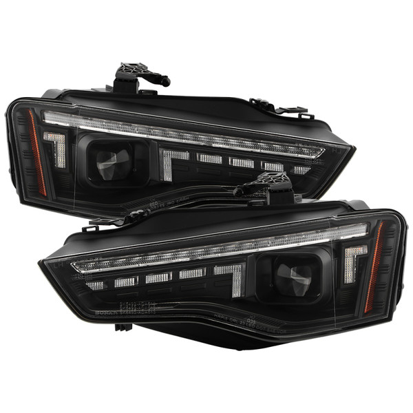 Spyder 13-17 Audi A5 HID Model Only High-Power Headlight - Black (PRO-YD-AA513HIDAP-SEQGR-BK) - 5089038 Photo - Primary