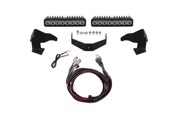 Diode Dynamics 2024-2026 Toyota Tacoma Stealth Lightbar SS10 Pro White Combo 6000K - DD7952 Photo - Primary