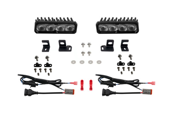 Diode Dynamics 24-26 Toyota 4Runner Fog SS6 Max LED Kit White 6000K - DD8579 Photo - Primary