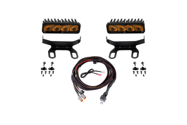 Diode Dynamics 2013-2018 Ram 1500 Ram Standard SS6 Max LED Kit Yellow Fog 3000K - DD8612 Photo - Primary