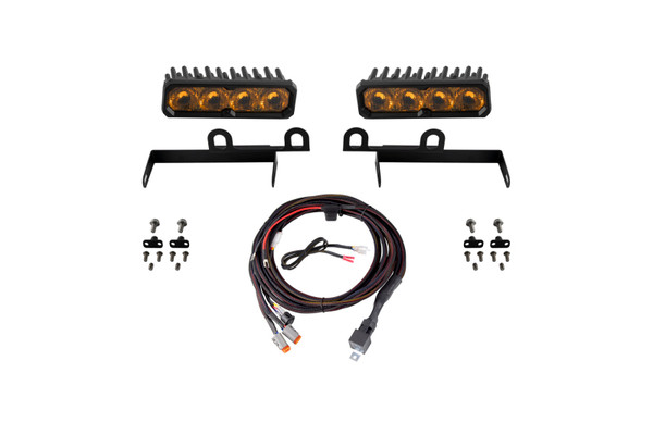 Diode Dynamics 2013-2018 Ram 1500 Ram SportExpress SS6 Sport LED Kit Yellow Driving 3000K - DD8866 Photo - Primary