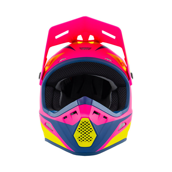 Answer 26 AR1 Mototown Helmet Matte Pink/Hyper Acid/Grey/Black - XS - 475278 User 1