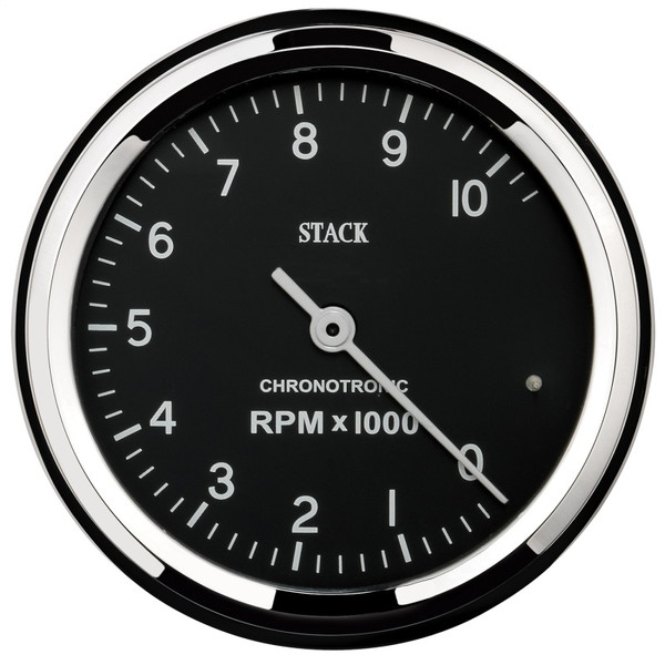 Autometer Chronocentric Tachometer - 80mm Blk - 0-10K RPM - ST901096 Photo - Primary