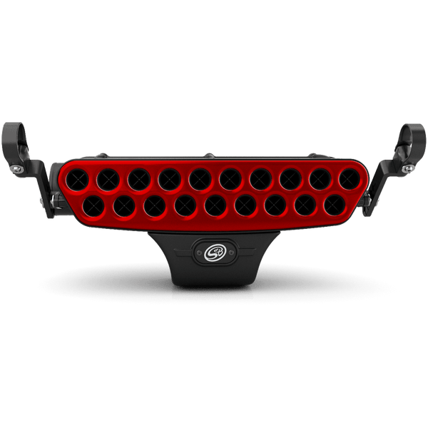 Stainless Steel Faceplate (Red) - V1 Particle Separator Only