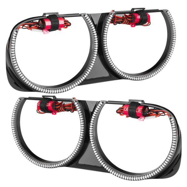 Oracle 15-23 Dodge Challenger Pre-Installed LED Halo Headlight Bezel - Amber - 7739-005 Photo - Primary