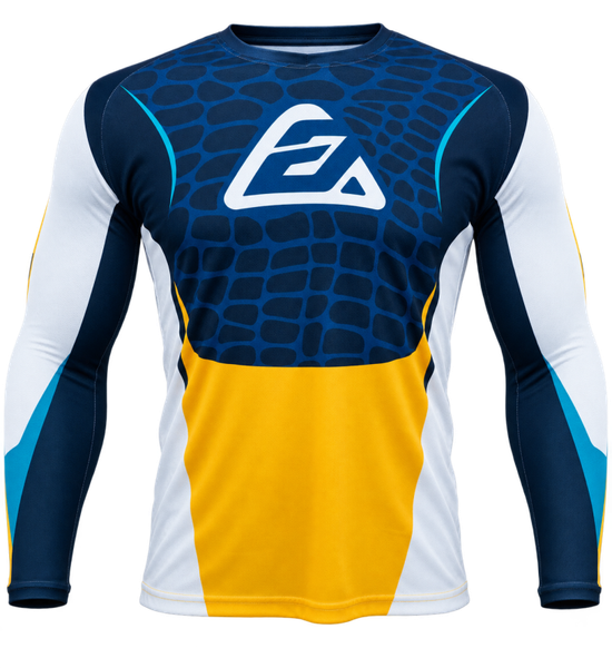 Answer  Syncron Raceday Jersey Yellow/Navy/Cyan/White - XS - 550618 User 1