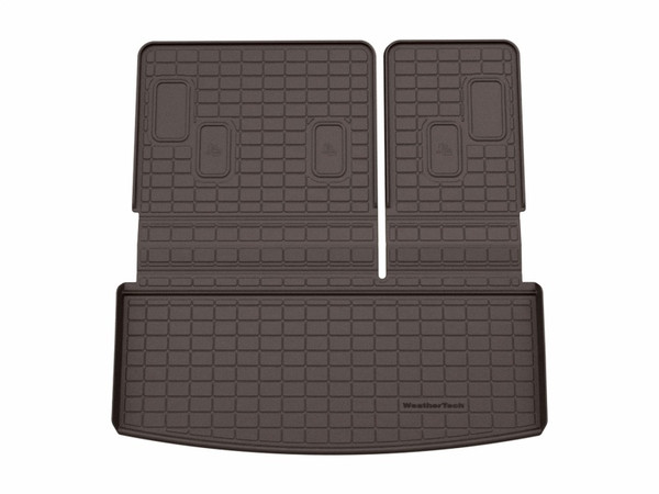 WeatherTech 21-26 Cadillac Escalade Behind 3rd Row Seating SeatBack Cargo Liners HP - Cocoa - 431716IM Photo - Primary