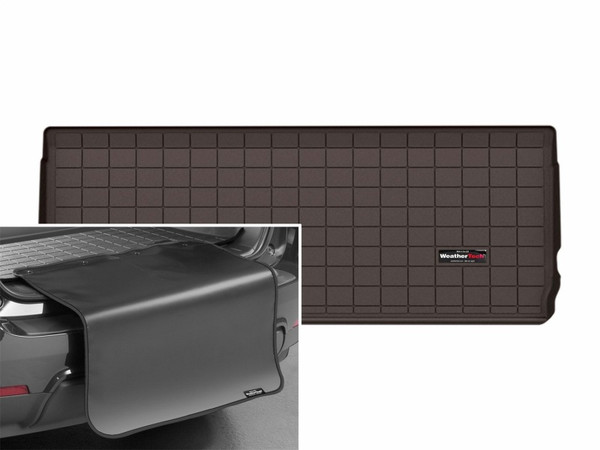 WeatherTech 25-26 Ford Expedition Behind 3rd Row Cargo Liner w/Bumper Protector - Cocoa - 431870SK Photo - Primary