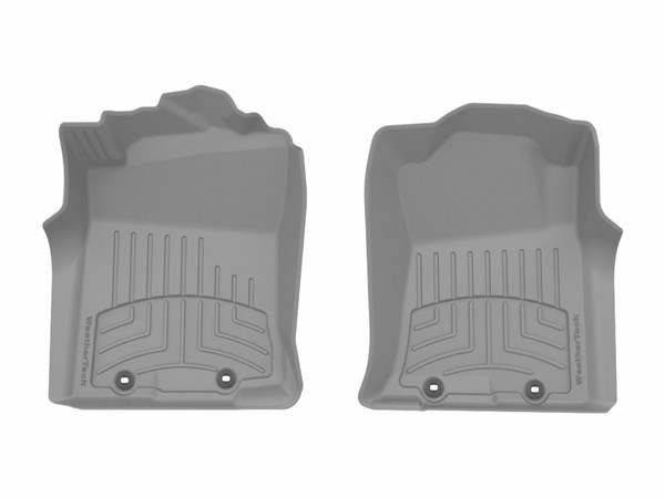 WeatherTech 12-15 Toyota Tacoma 1st Row Front FloorLiner HP - Grey - 466551IM Photo - Primary
