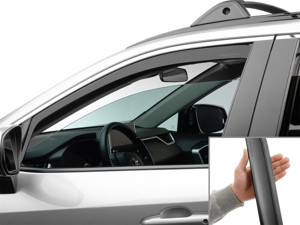WeatherTech 19-25 Toyota Rav4 Front Front Side Window Deflectors - Matte Blk - 80924IMB Photo - Primary