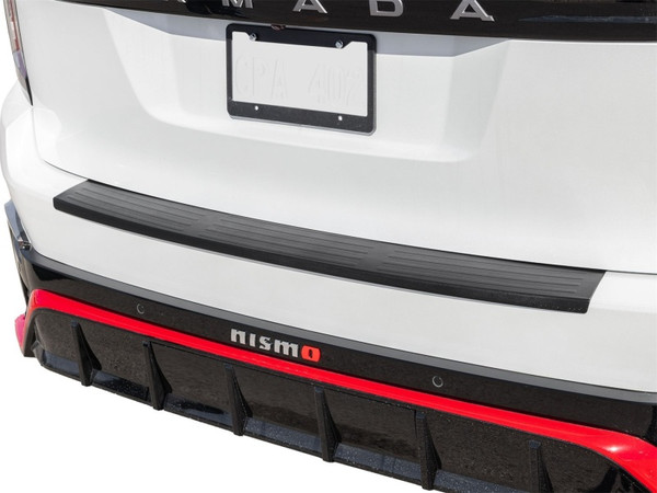 WeatherTech 25-26 Nissan Armada Behind 2nd Row BumperTopper - Black - BP0187 Photo - Primary