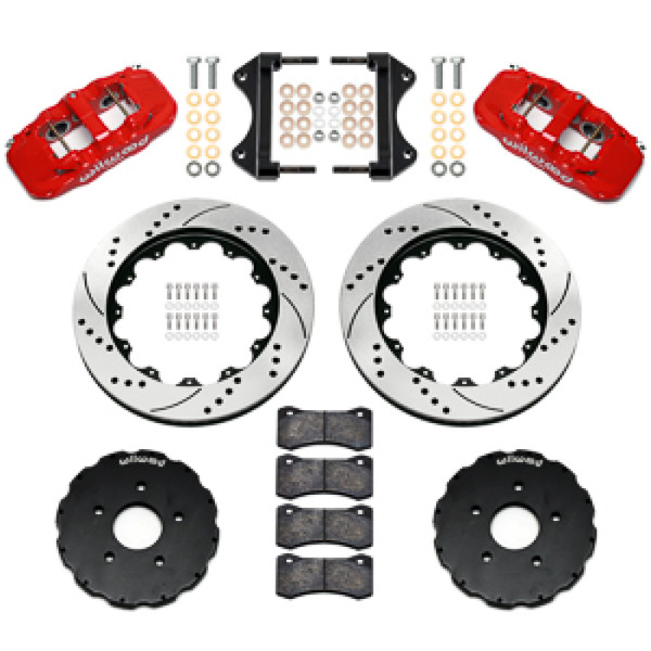 Wilwood kit front AERO6 C7 vette 2014-UP 14.00 rotor SRP red - 140-18535-DR User 1