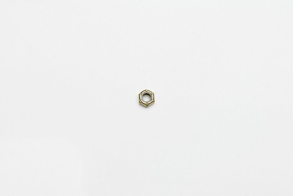 Wilwood nut 5/16-24 nylock shoulder std pattern zinc type ii gold - 230-1376 Photo - Primary