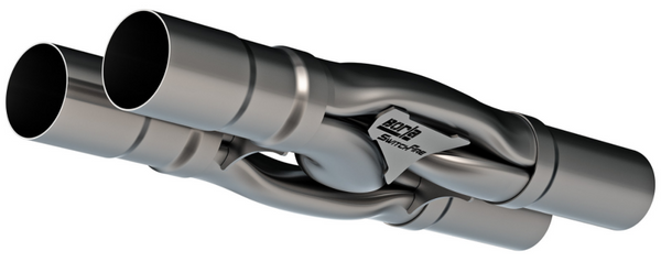 Borla SwitchFire X-pipe 2.5I.D.  INLETS 2.5in. O.D. OUTLETS Un-Notched - 60744 User 1